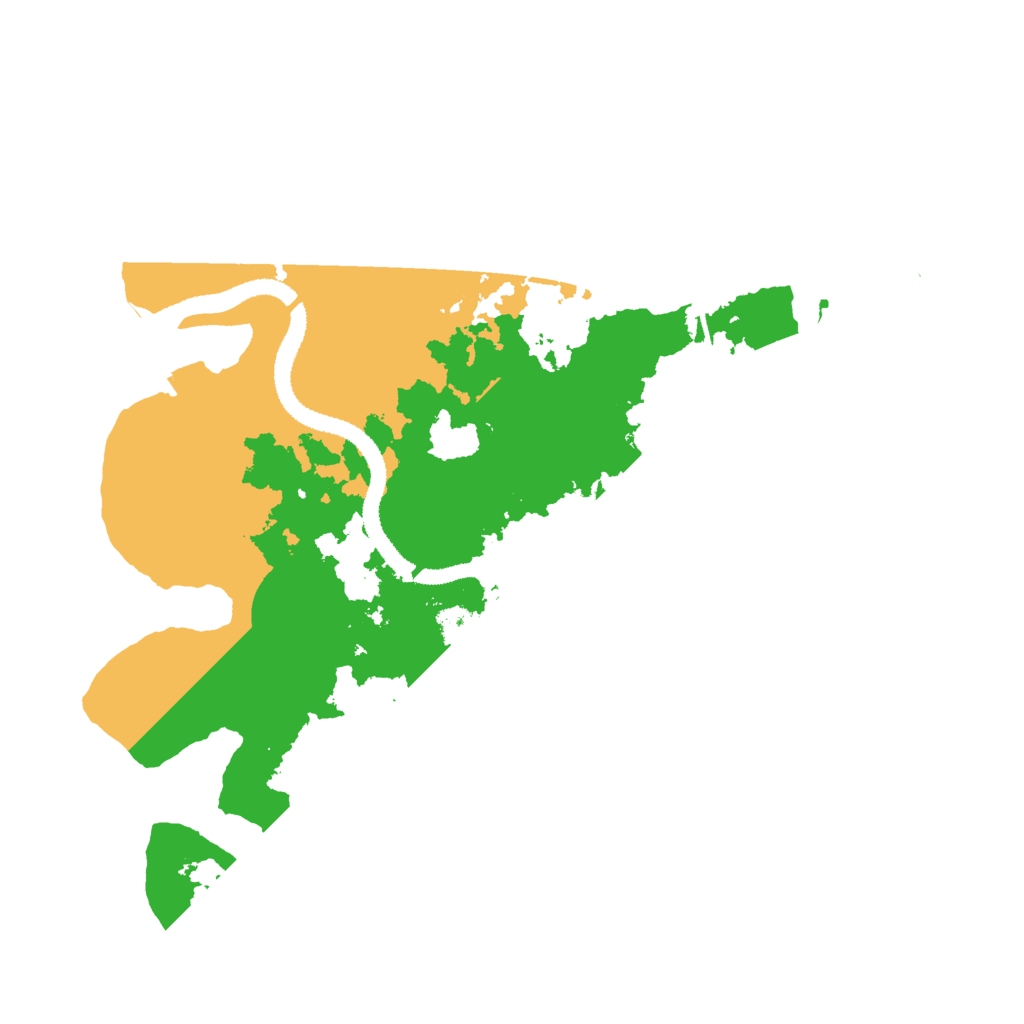 Biome Rust Map: Procedural Map, Size: 3000, Seed: 1345969657
