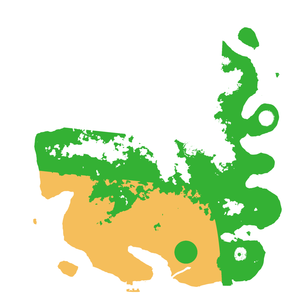 Biome Rust Map: Procedural Map, Size: 3500, Seed: 134413250