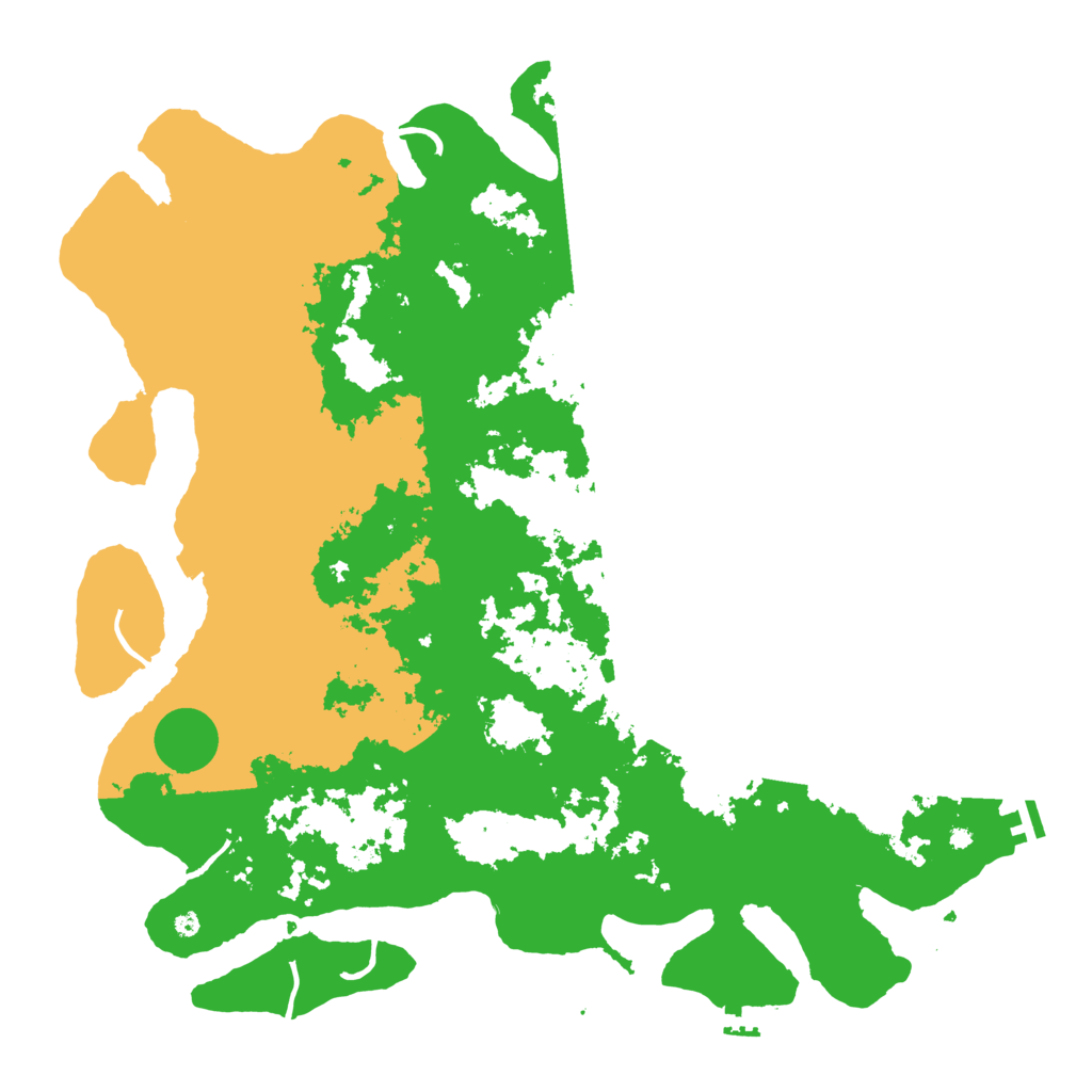 Biome Rust Map: Procedural Map, Size: 4500, Seed: 524629322