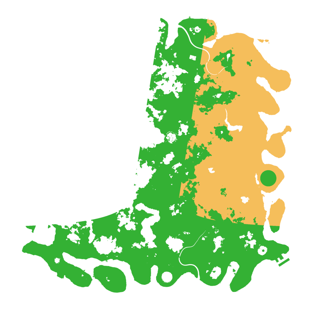 Biome Rust Map: Procedural Map, Size: 5050, Seed: 6050