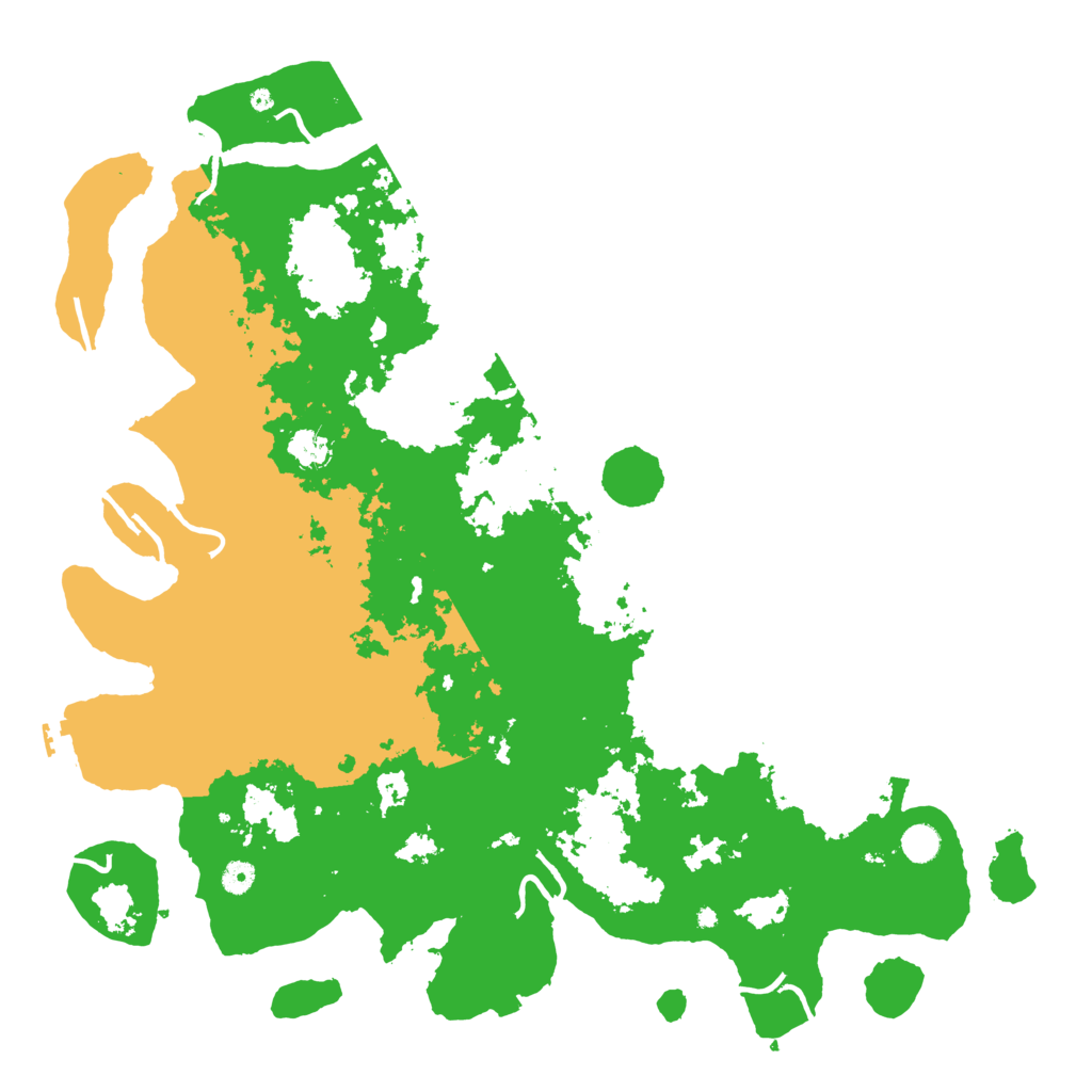Biome Rust Map: Procedural Map, Size: 5000, Seed: 864664042