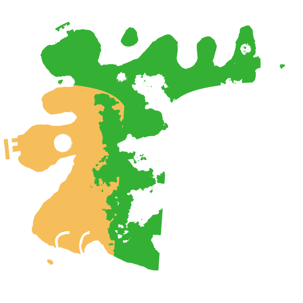 Biome Rust Map: Procedural Map, Size: 3000, Seed: 16172