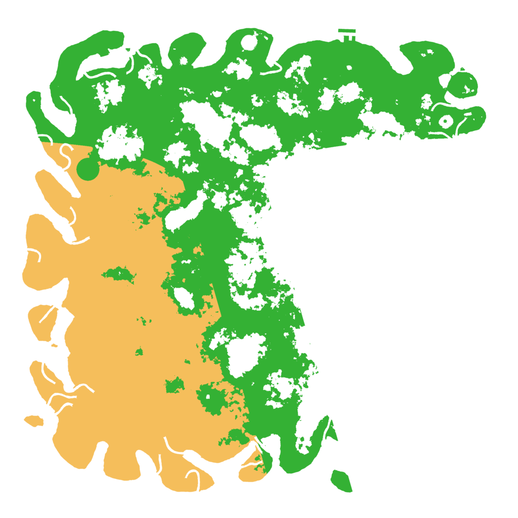 Biome Rust Map: Procedural Map, Size: 6000, Seed: 2357