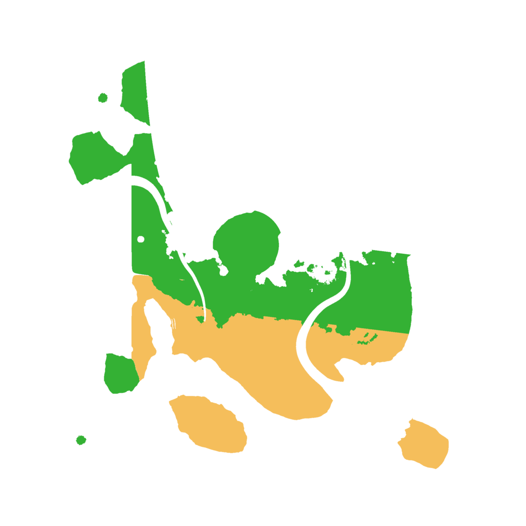 Biome Rust Map: Procedural Map, Size: 2250, Seed: 40724