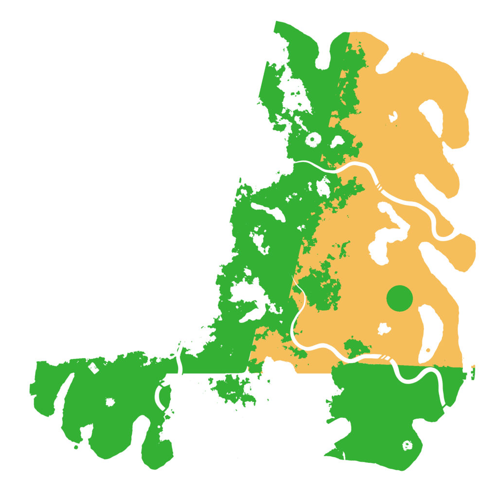 Biome Rust Map: Procedural Map, Size: 5000, Seed: 1945386122
