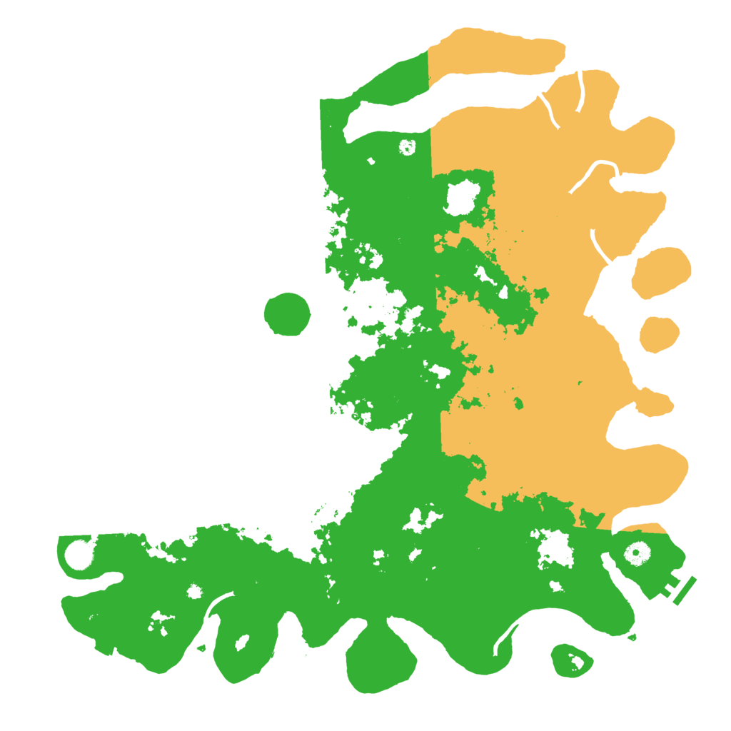 Biome Rust Map: Procedural Map, Size: 4500, Seed: 22126