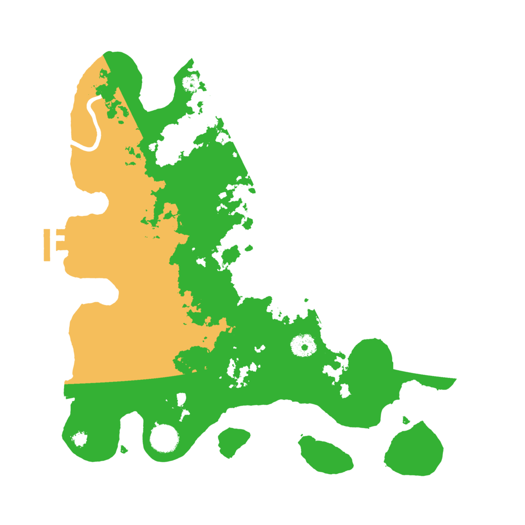 Biome Rust Map: Procedural Map, Size: 3300, Seed: 400557546