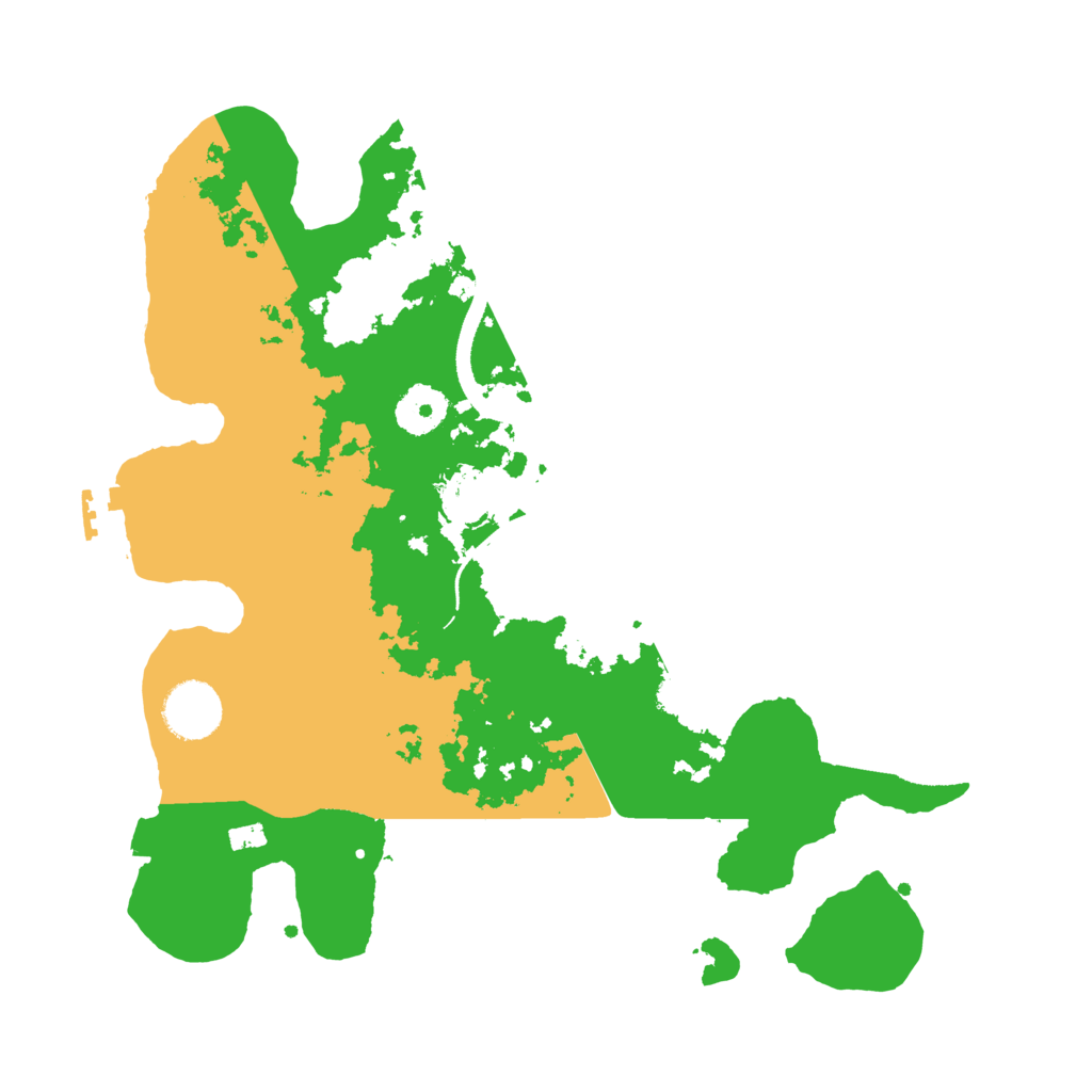 Biome Rust Map: Procedural Map, Size: 3300, Seed: 400557546