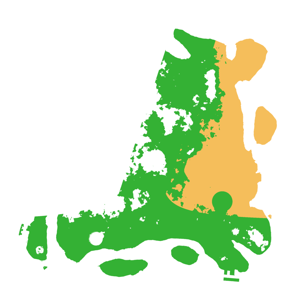 Biome Rust Map: Procedural Map, Size: 3850, Seed: 521926010