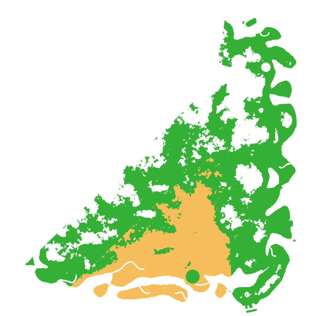 Biome Rust Map: Procedural Map, Size: 6000, Seed: 199829918