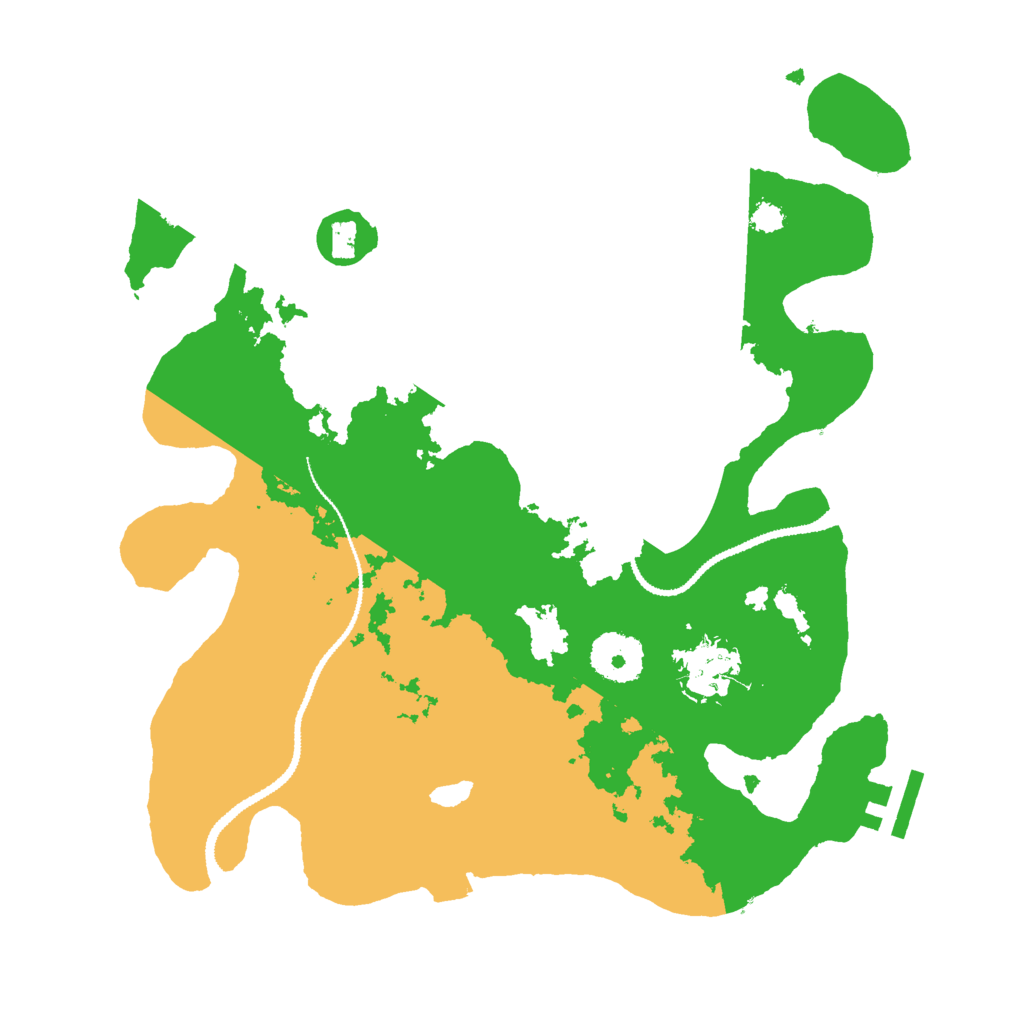 Biome Rust Map: Procedural Map, Size: 3000, Seed: 10646