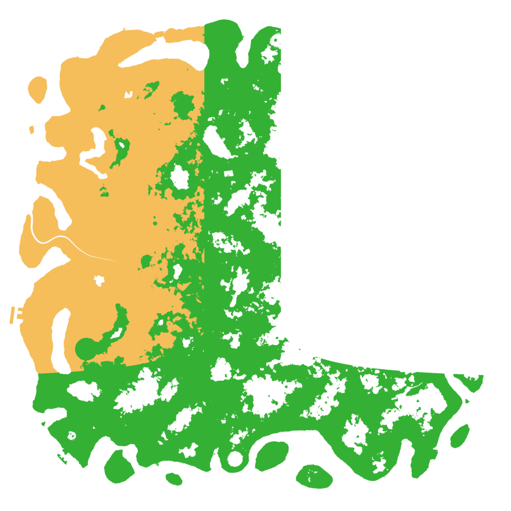 Biome Rust Map: Procedural Map, Size: 6000, Seed: 811630660