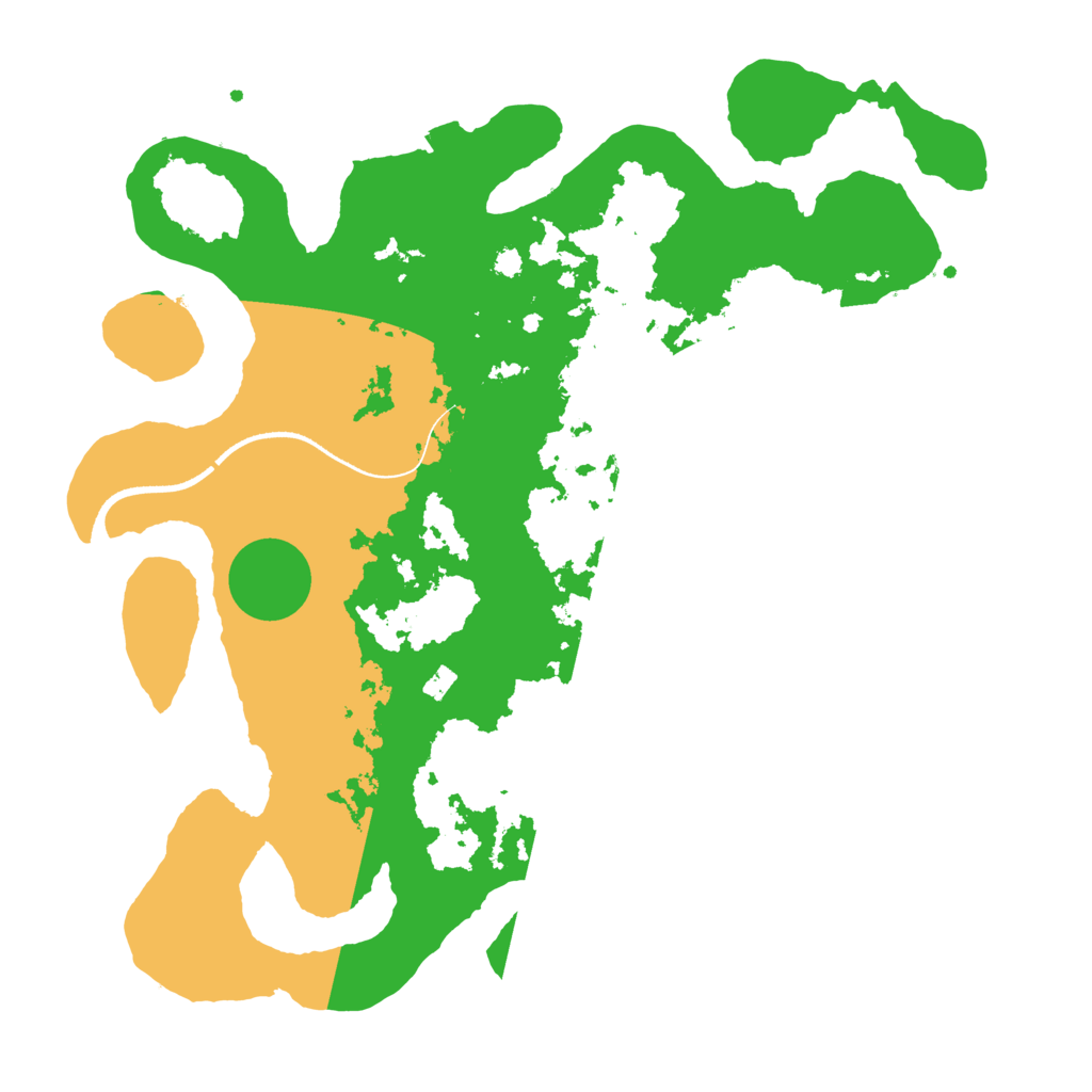 Biome Rust Map: Procedural Map, Size: 3500, Seed: 2001798099