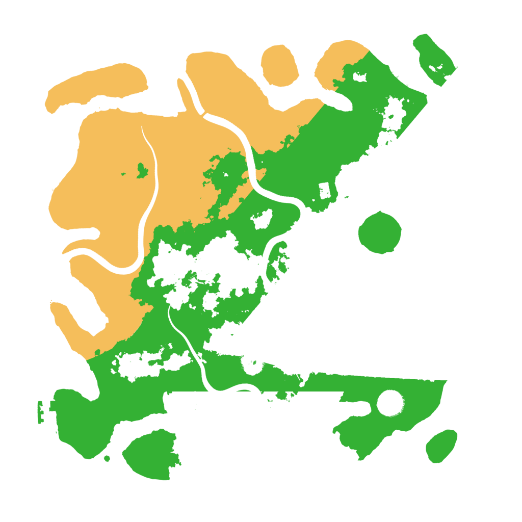 Biome Rust Map: Procedural Map, Size: 3500, Seed: 81201701