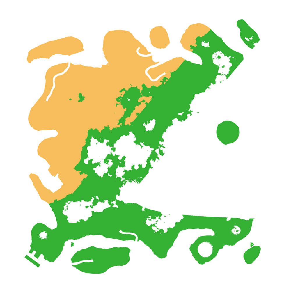 Biome Rust Map: Procedural Map, Size: 3500, Seed: 81201701