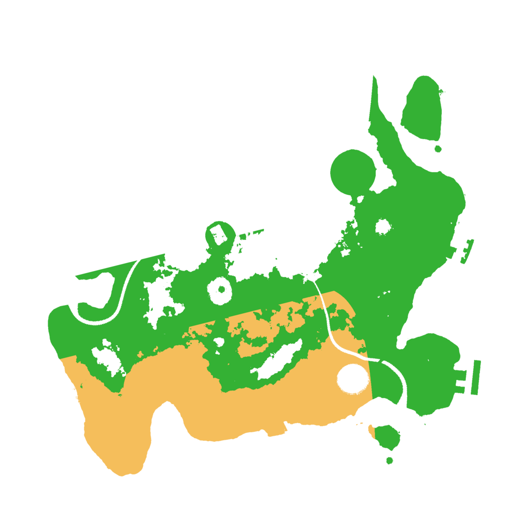 Biome Rust Map: Procedural Map, Size: 3000, Seed: 305697423