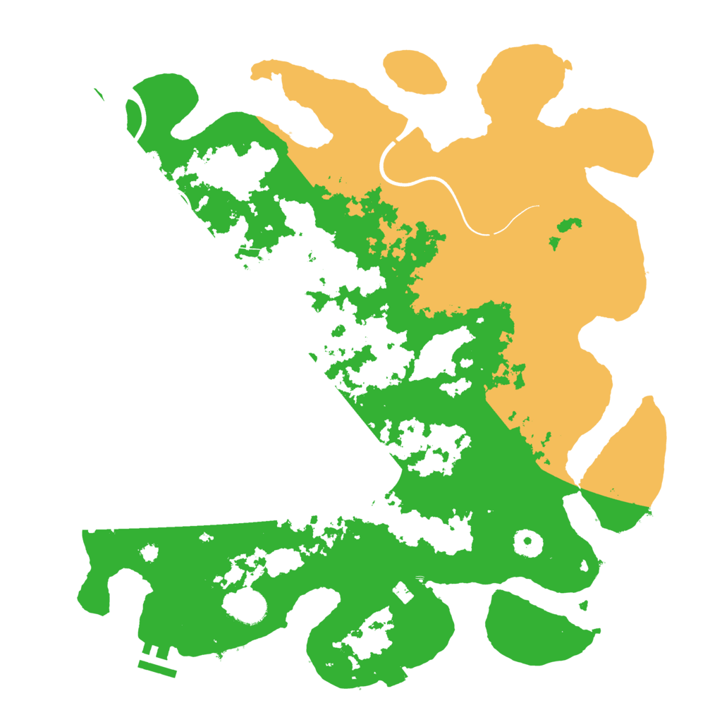 Biome Rust Map: Procedural Map, Size: 3750, Seed: 1174218933