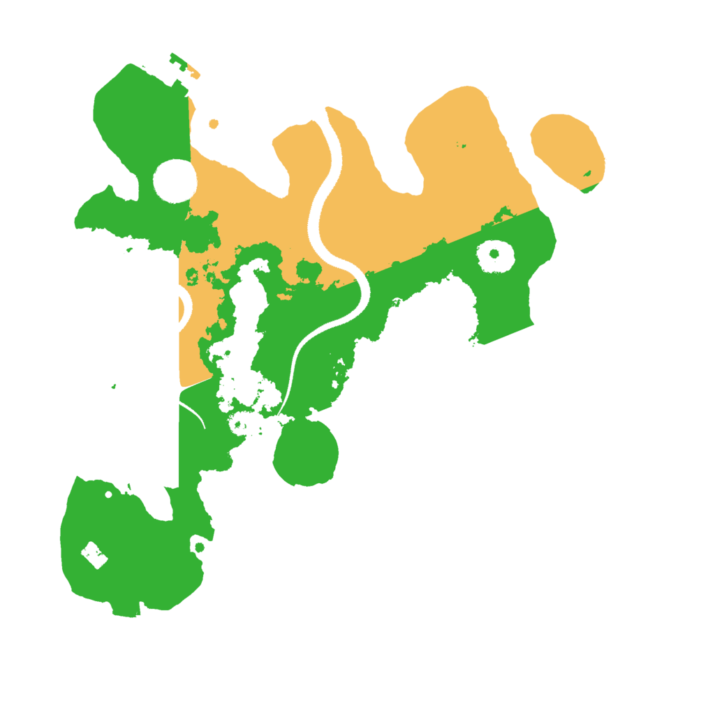 Biome Rust Map: Procedural Map, Size: 3000, Seed: 2012