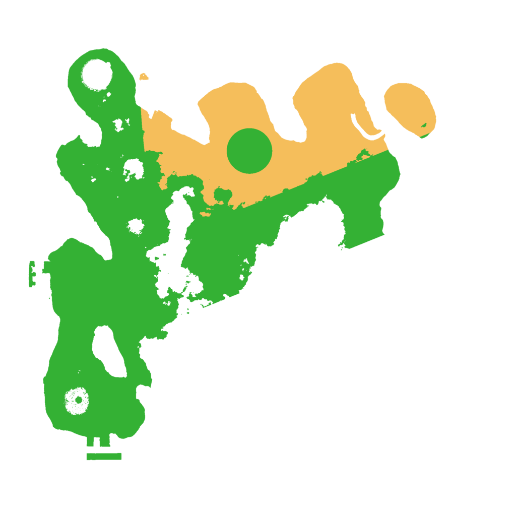 Biome Rust Map: Procedural Map, Size: 3000, Seed: 2012