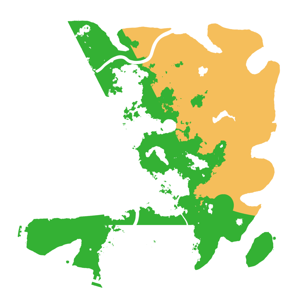 Biome Rust Map: Procedural Map, Size: 4000, Seed: 342423