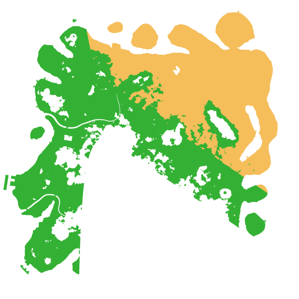Biome Rust Map: Procedural Map, Size: 4000, Seed: 1129457361