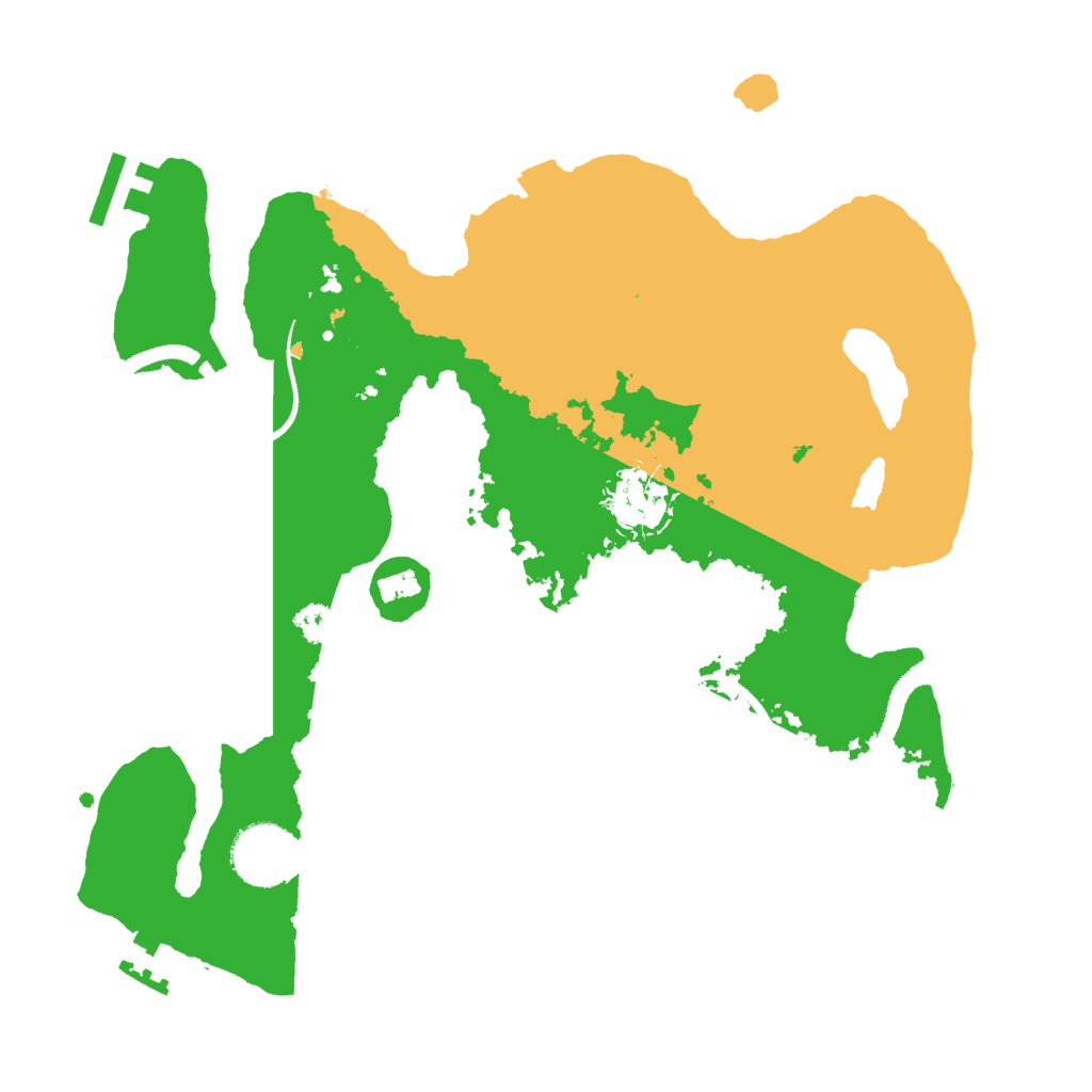 Biome Rust Map: Procedural Map, Size: 3000, Seed: 193394348