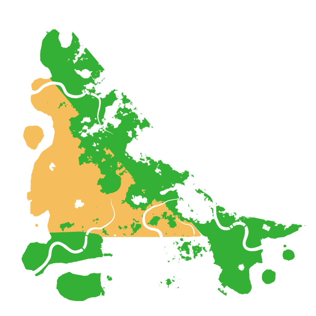 Biome Rust Map: Procedural Map, Size: 4500, Seed: 318401244
