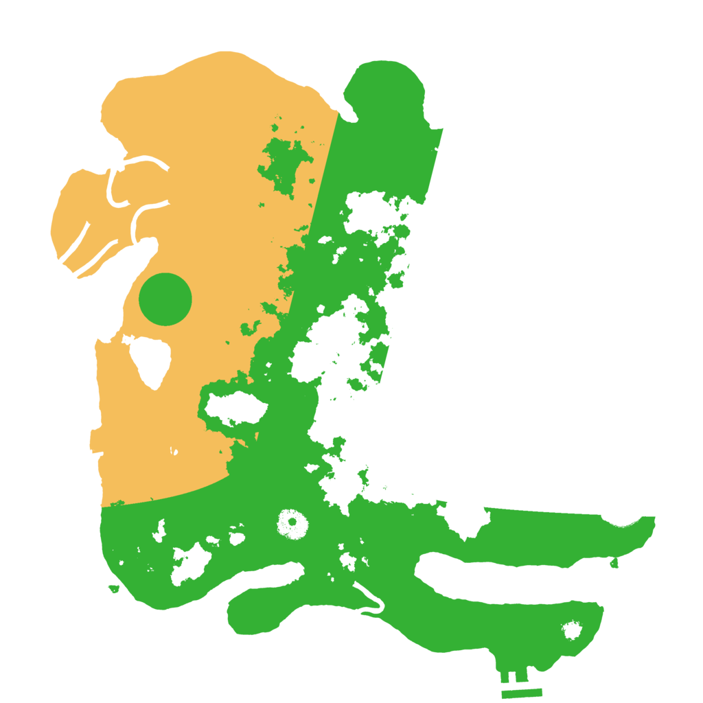 Biome Rust Map: Procedural Map, Size: 3500, Seed: 1864296790