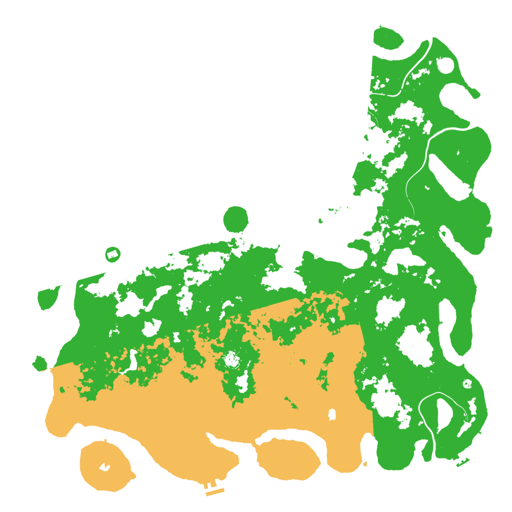 Biome Rust Map: Procedural Map, Size: 5500, Seed: 1385848923