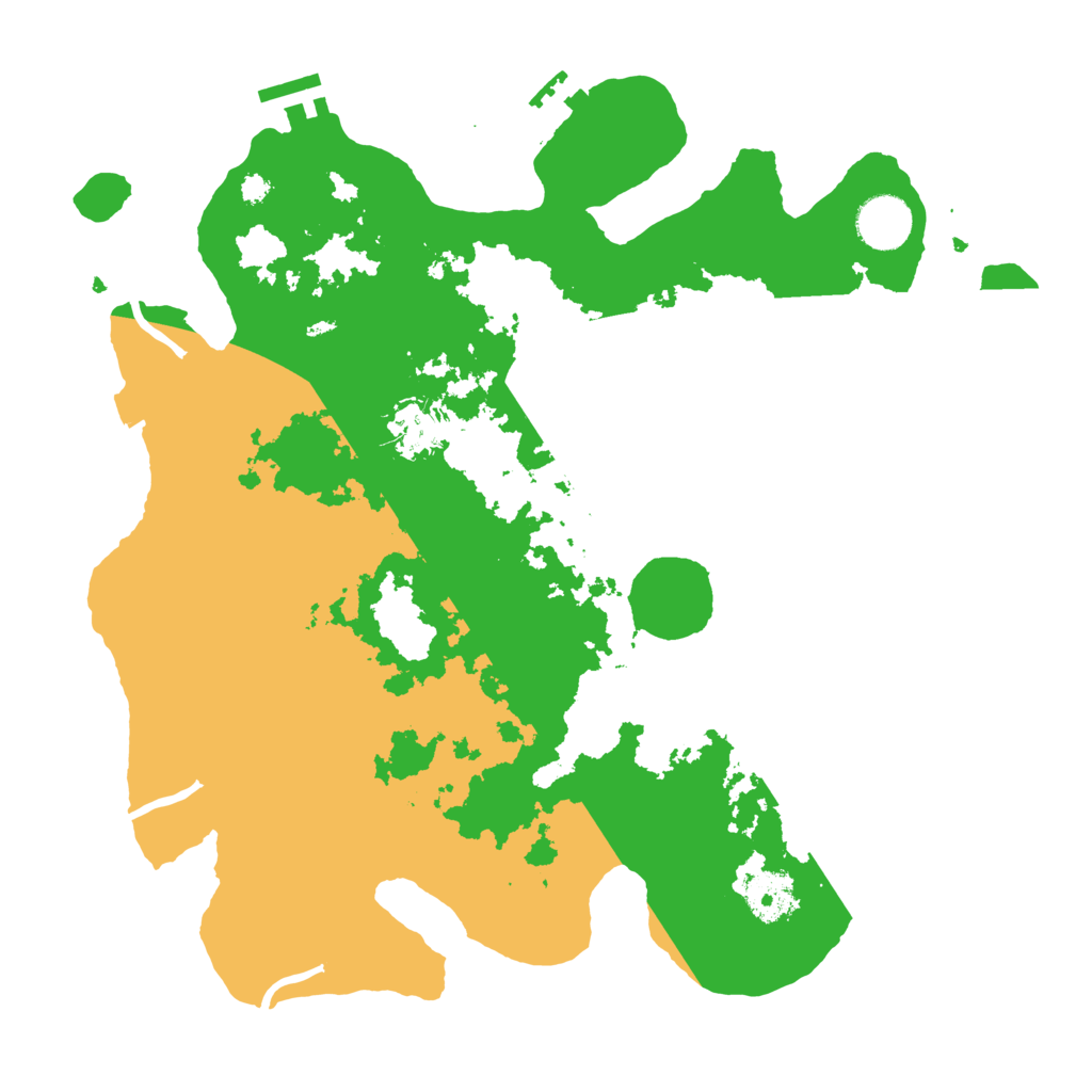 Biome Rust Map: Procedural Map, Size: 3500, Seed: 875857335