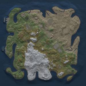 Thumbnail Rust Map: Procedural Map, Size: 4096, Seed: 82442866, 19 Monuments