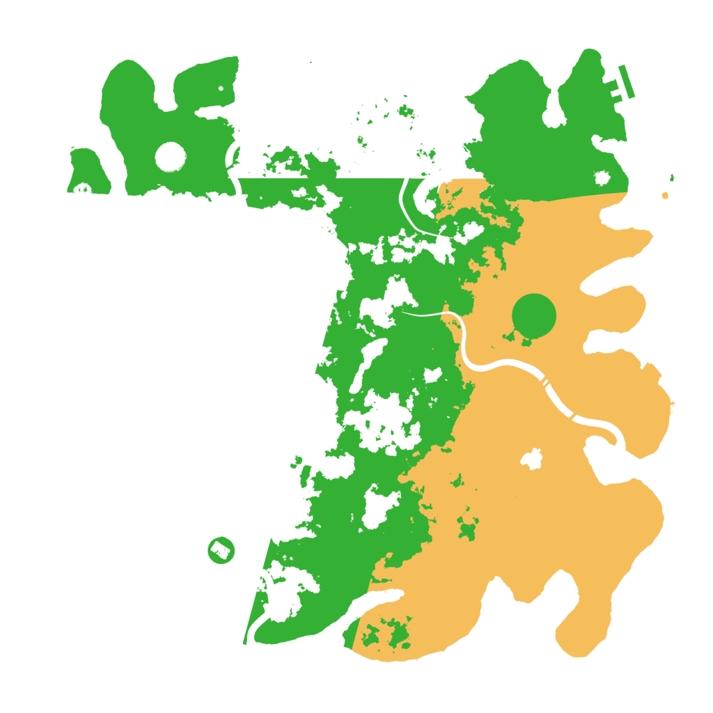 Biome Rust Map: Procedural Map, Size: 4250, Seed: 2057635665