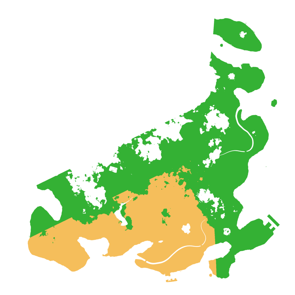 Biome Rust Map: Procedural Map, Size: 4000, Seed: 2020373671