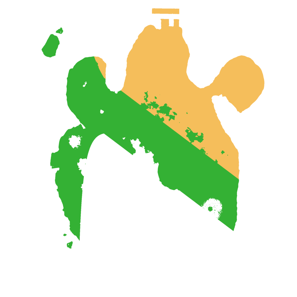 Biome Rust Map: Procedural Map, Size: 2200, Seed: 477912161