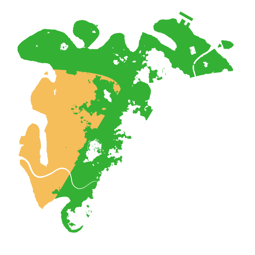 Biome Rust Map: Procedural Map, Size: 3500, Seed: 227214279