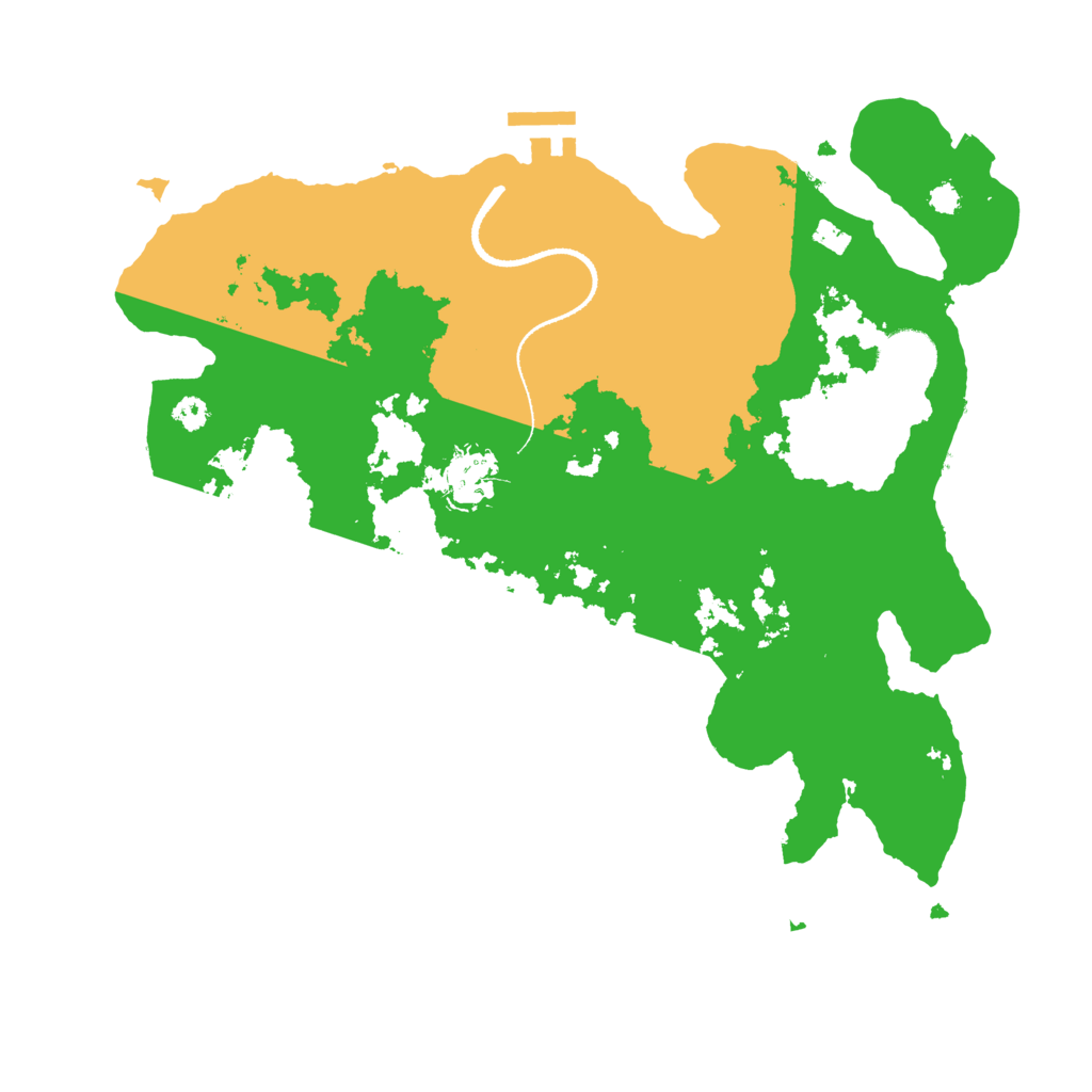 Biome Rust Map: Procedural Map, Size: 3250, Seed: 7