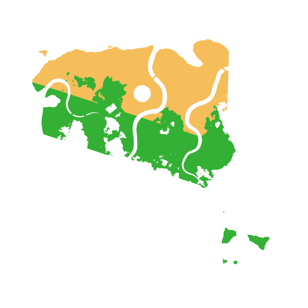 Biome Rust Map: Procedural Map, Size: 3250, Seed: 7