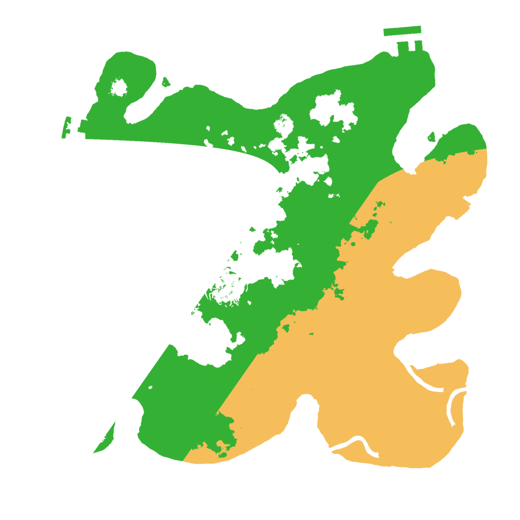 Biome Rust Map: Procedural Map, Size: 2800, Seed: 267168908