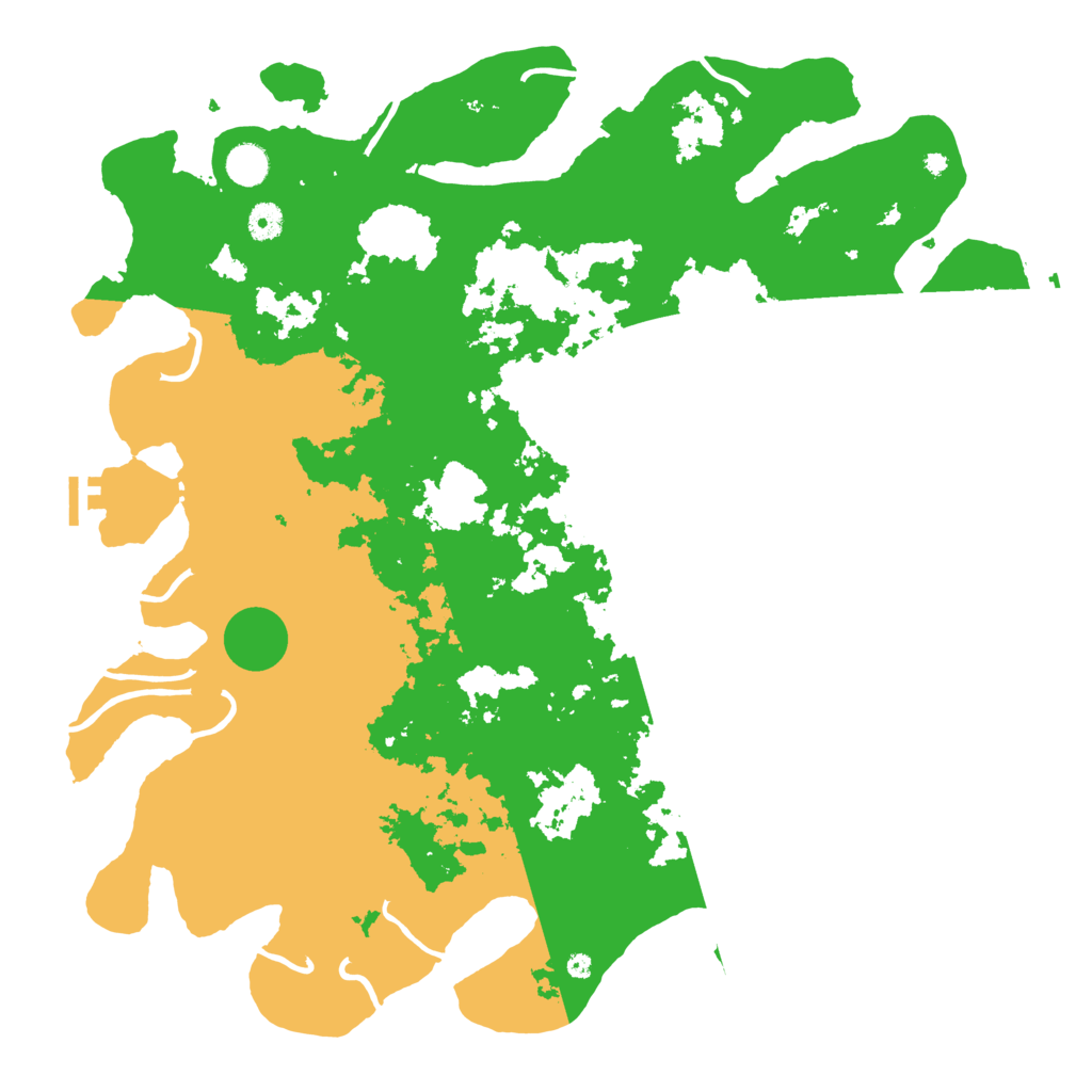 Biome Rust Map: Procedural Map, Size: 4500, Seed: 3311122