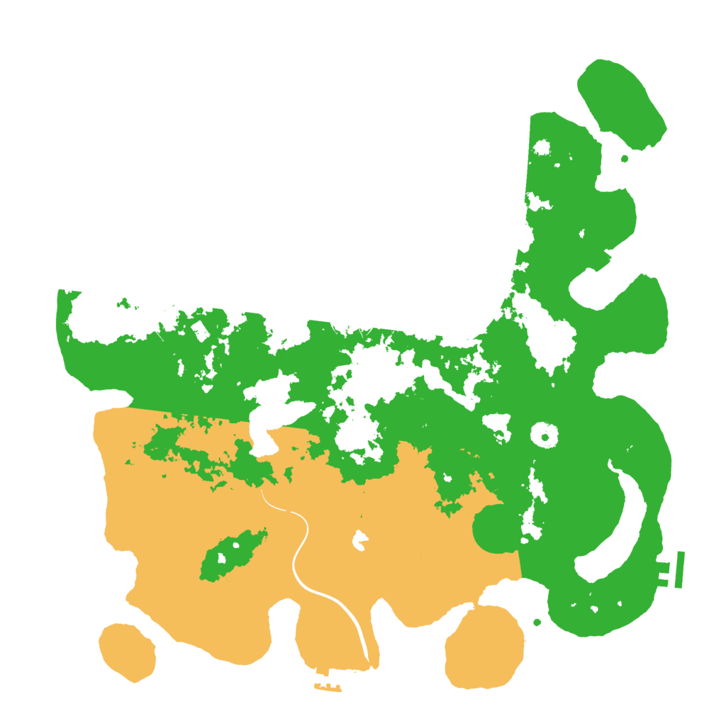 Biome Rust Map: Procedural Map, Size: 4000, Seed: 990297