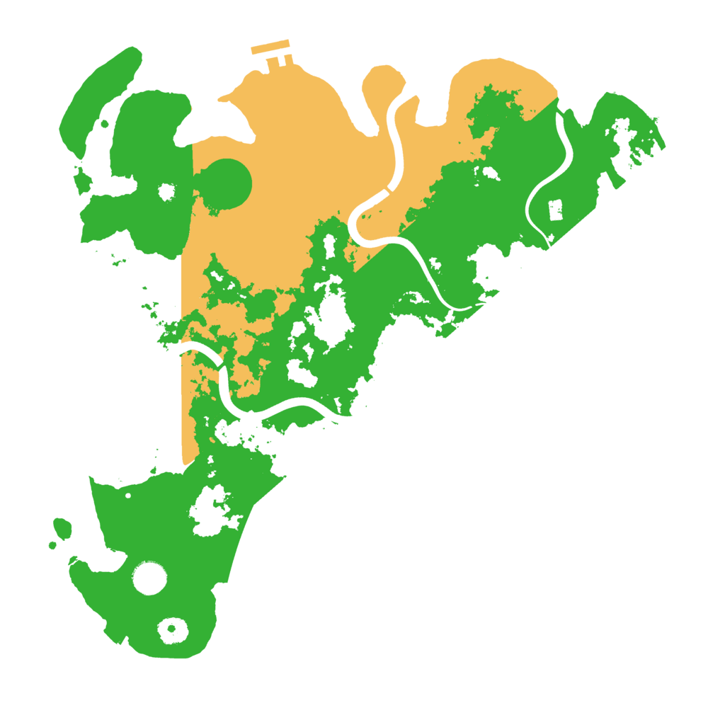 Biome Rust Map: Procedural Map, Size: 3800, Seed: 1822006488
