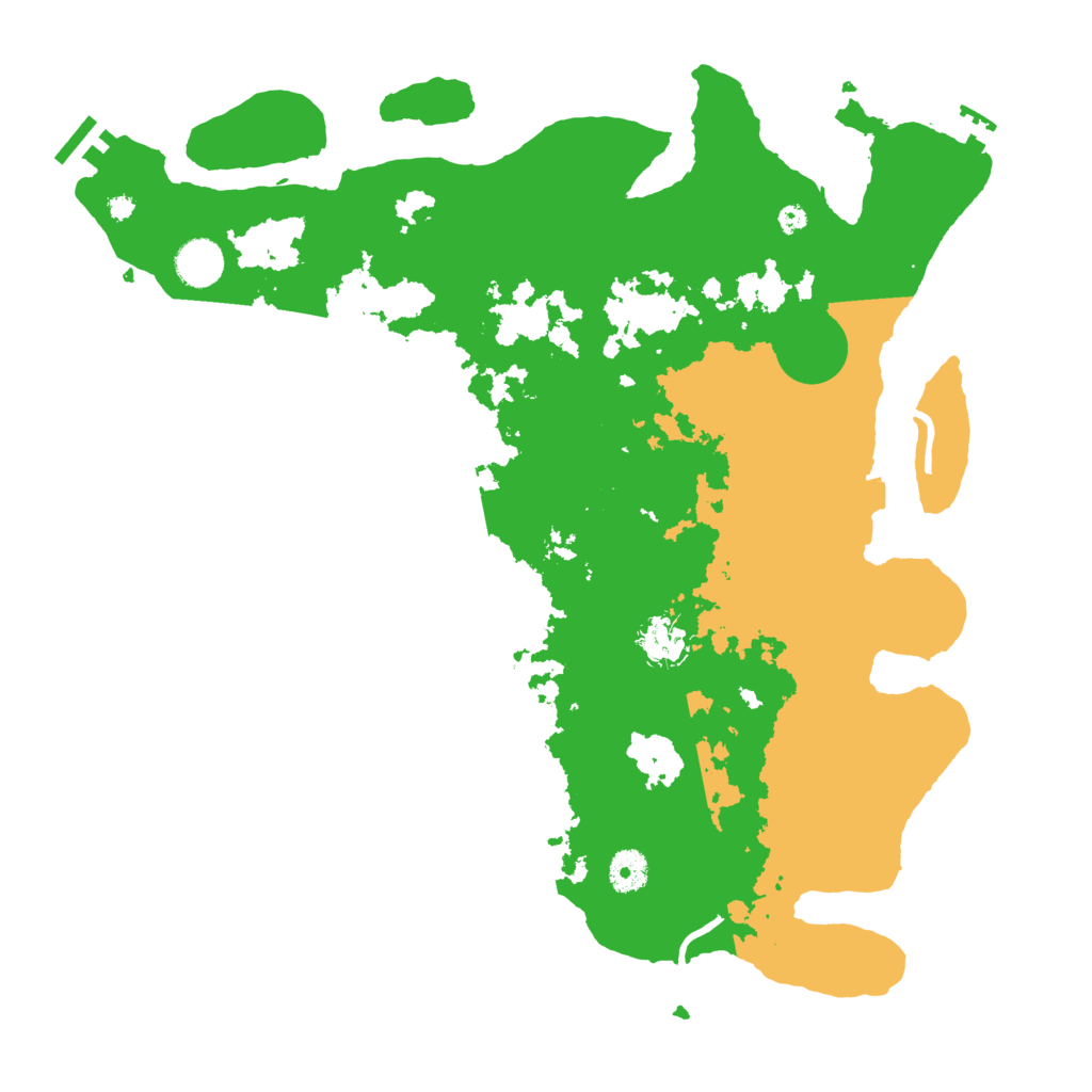 Biome Rust Map: Procedural Map, Size: 4000, Seed: 1087635