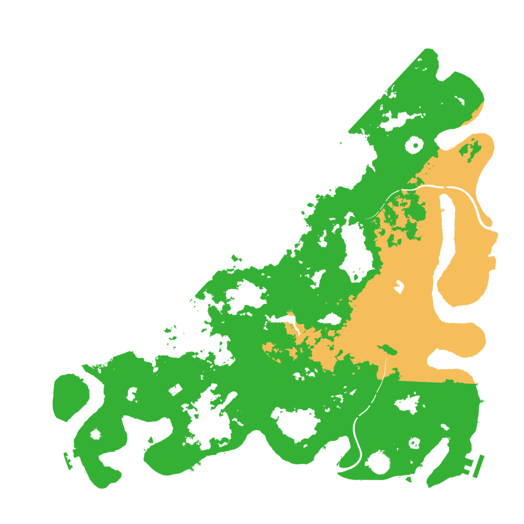 Biome Rust Map: Procedural Map, Size: 4500, Seed: 772013935