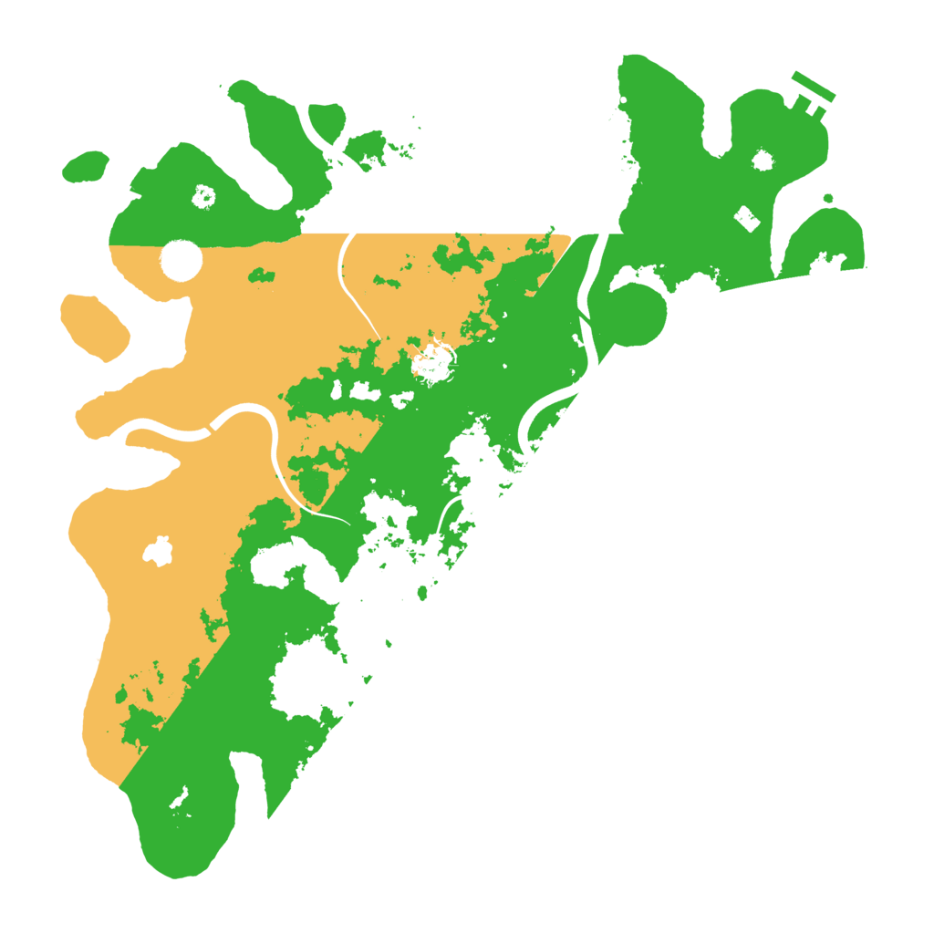 Biome Rust Map: Procedural Map, Size: 4000, Seed: 354908451