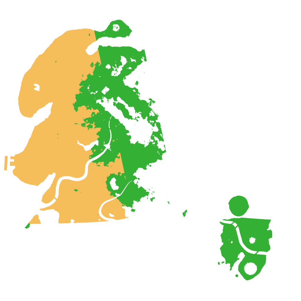 Biome Rust Map: Procedural Map, Size: 4250, Seed: 416878591