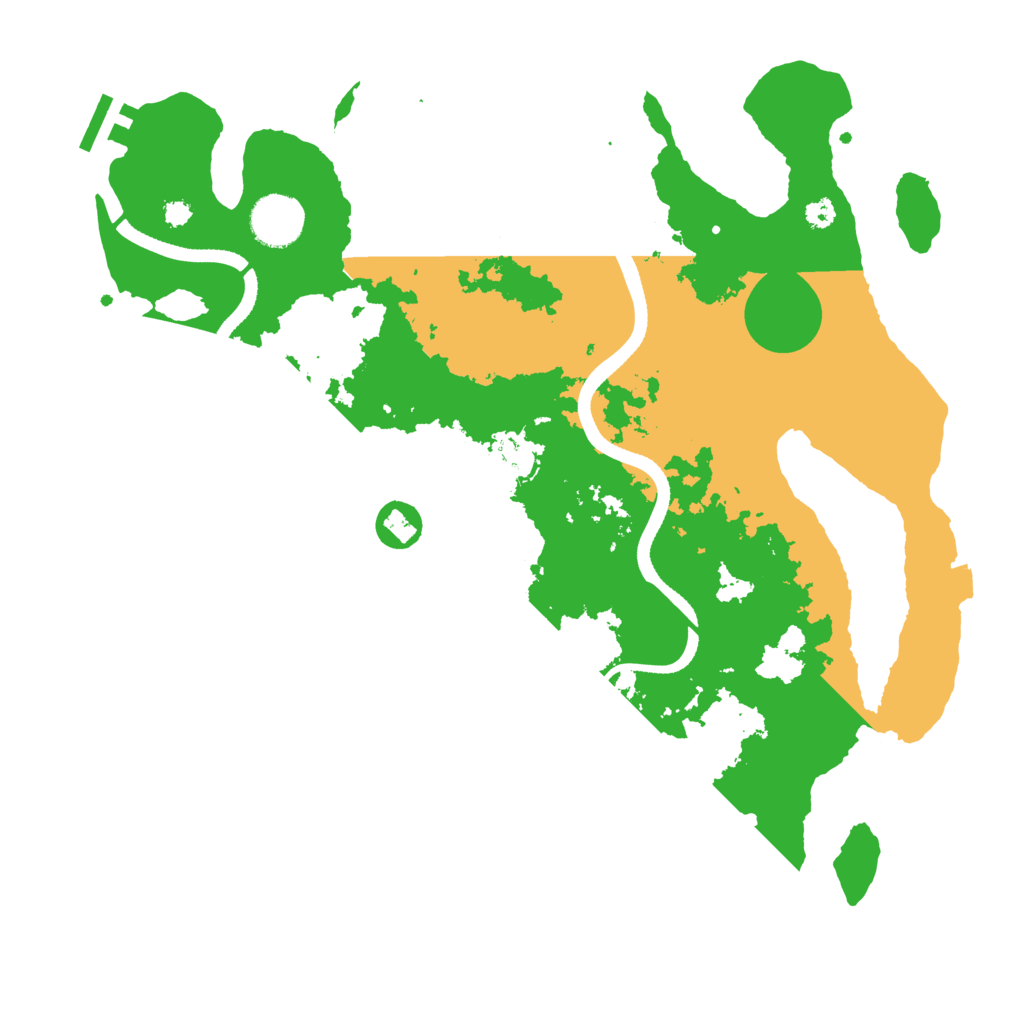 Biome Rust Map: Procedural Map, Size: 3500, Seed: 54768670