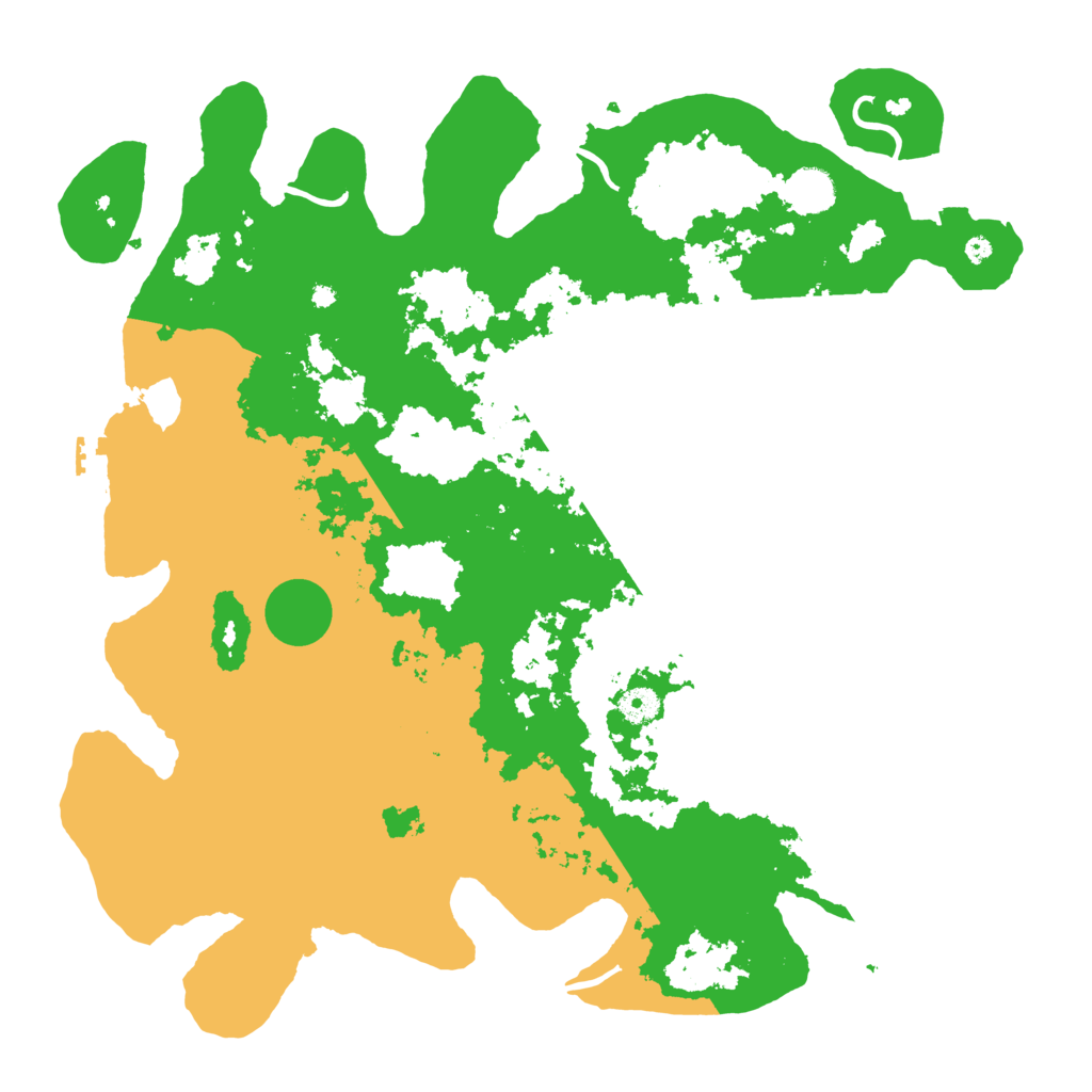 Biome Rust Map: Procedural Map, Size: 4300, Seed: 110624