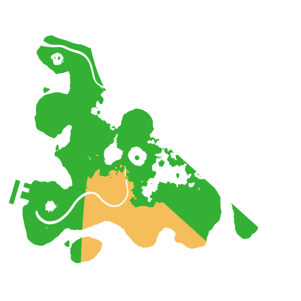 Biome Rust Map: Procedural Map, Size: 2500, Seed: 32515145