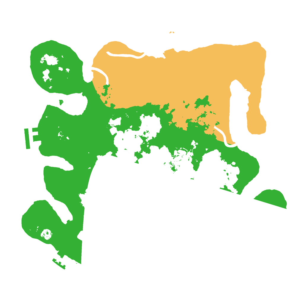 Biome Rust Map: Procedural Map, Size: 3000, Seed: 848811752
