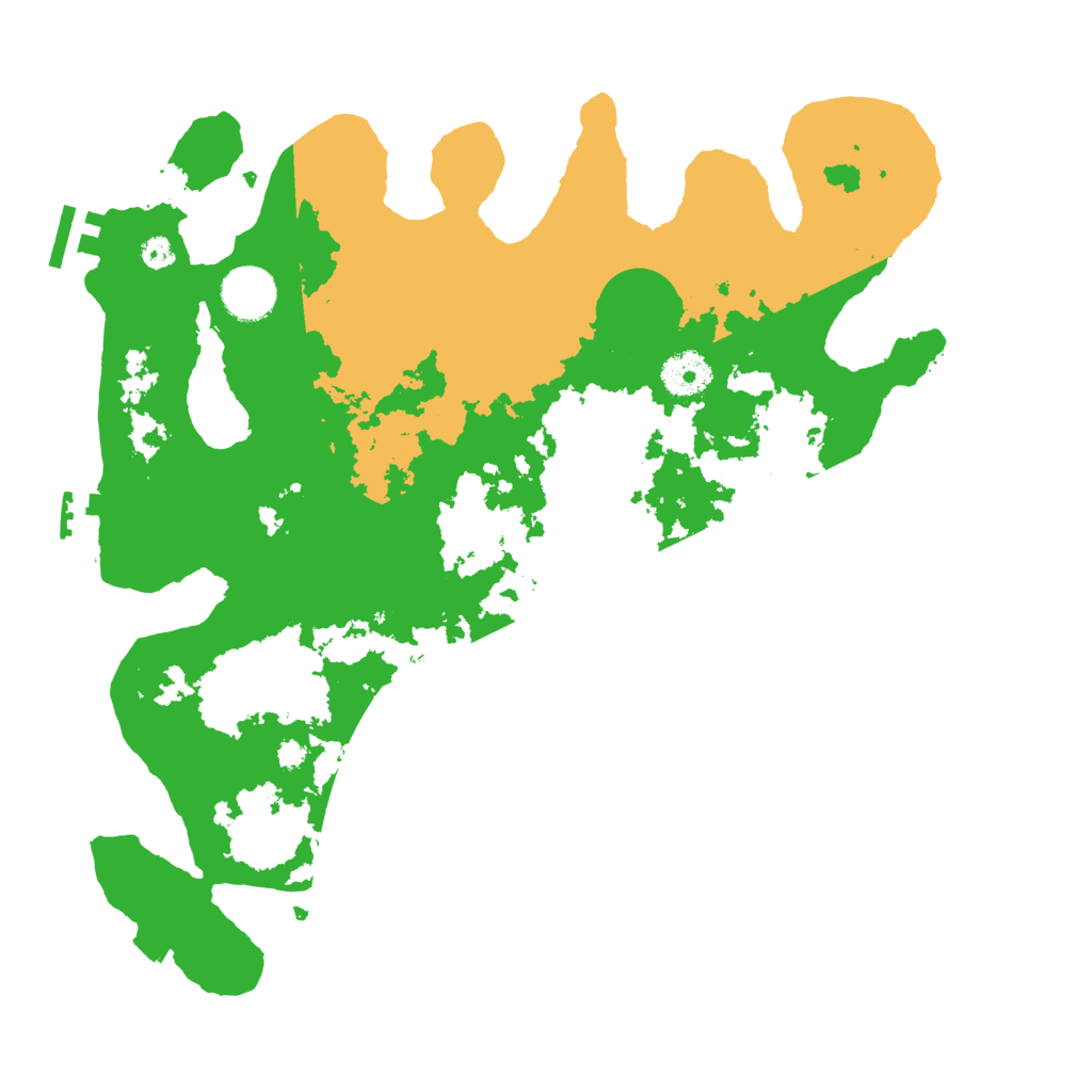 Biome Rust Map: Procedural Map, Size: 3500, Seed: 1050366630